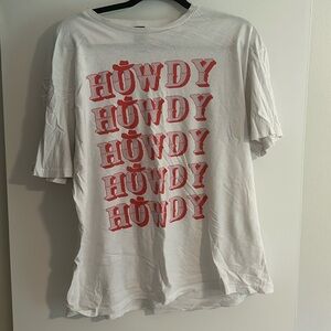 Howdy graphic tee
